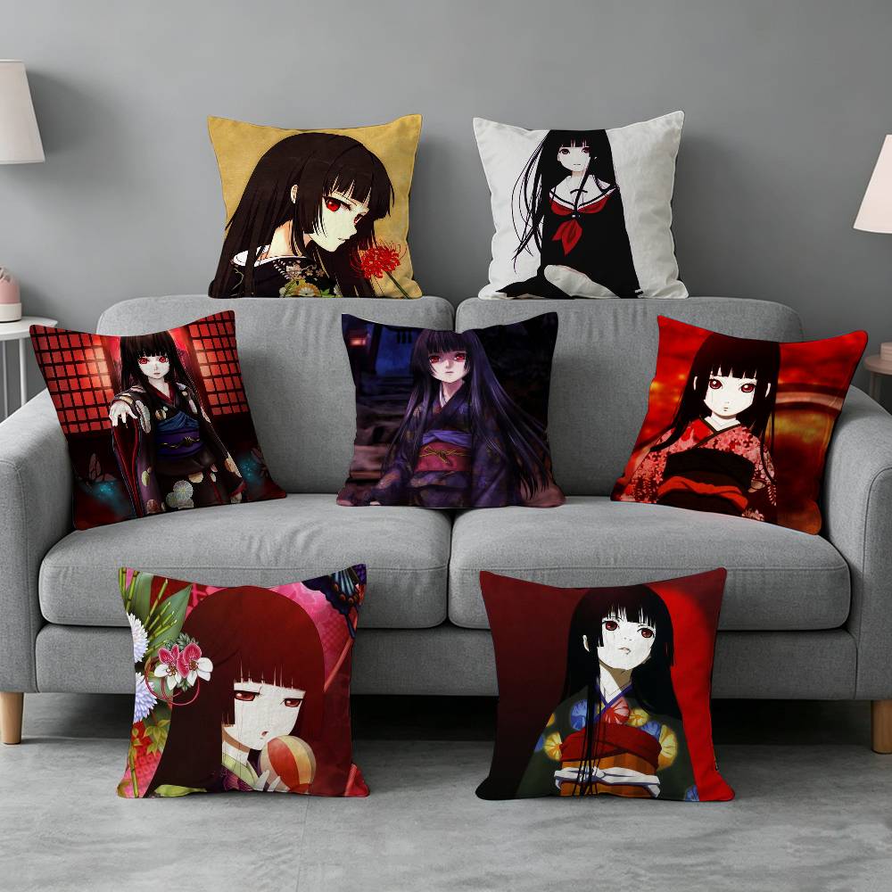 Home Textiles Definition - Housse de coussin Hell G-Girl Anime-e,