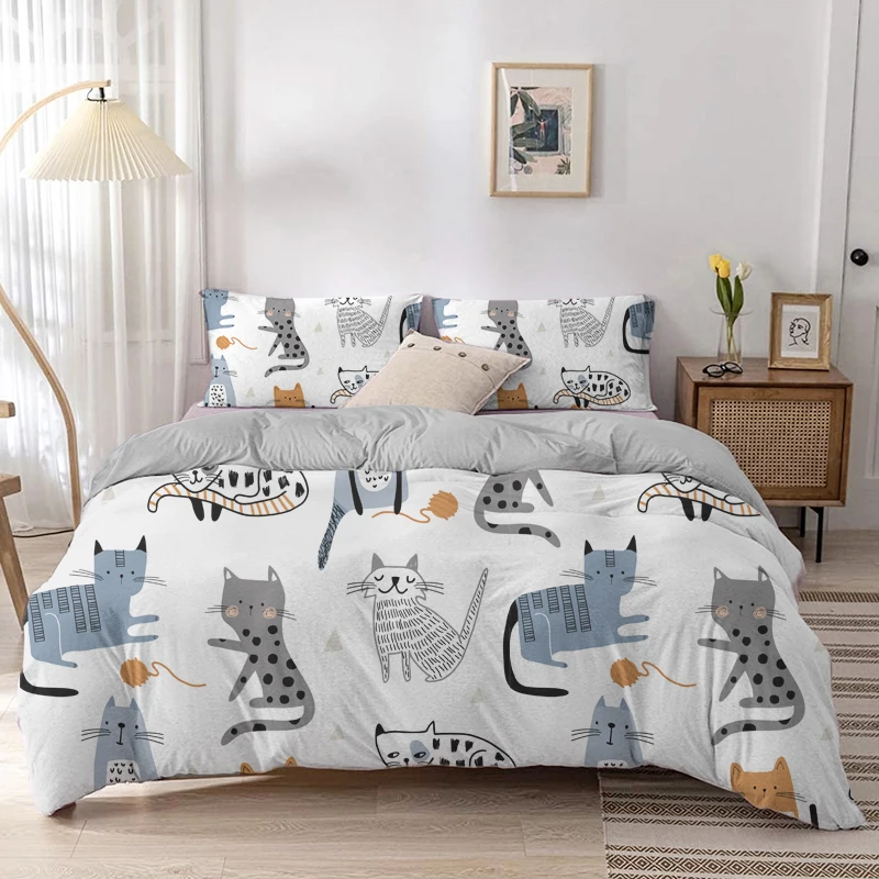 Linen Duvet Cover - Ensemble de housse de couette de