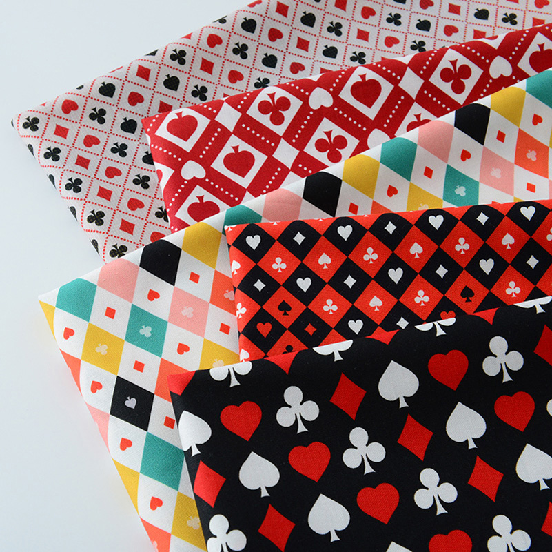 Home Textiles And Decor - Ins Poker Element coton impression numérique