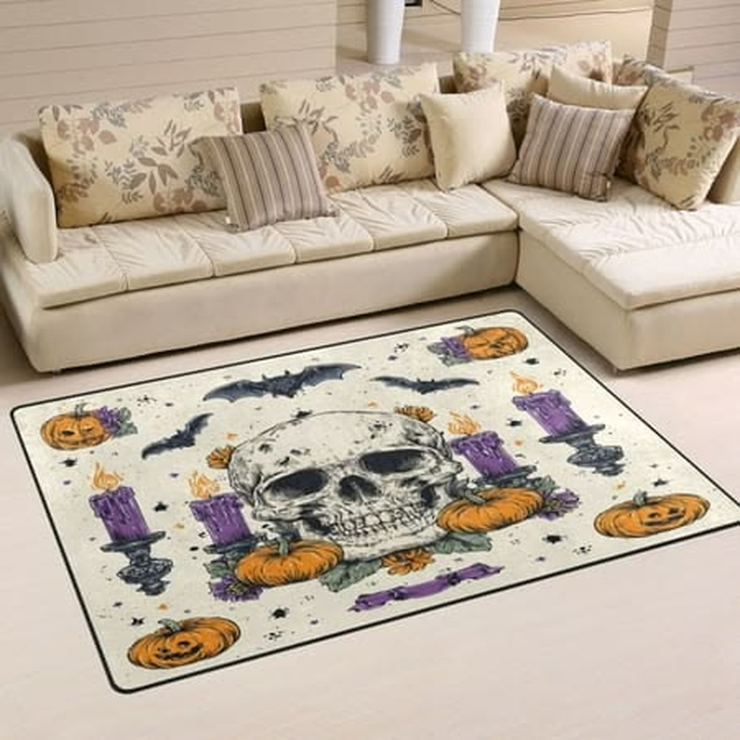 Home Textiles Designer - Tapis antidérapant, tapis d'intérieur lavable avec