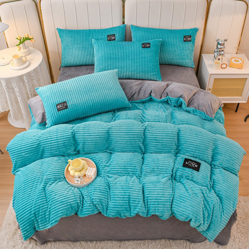 Linen Duvet Cover - Parure de lit 3 pièces chaude