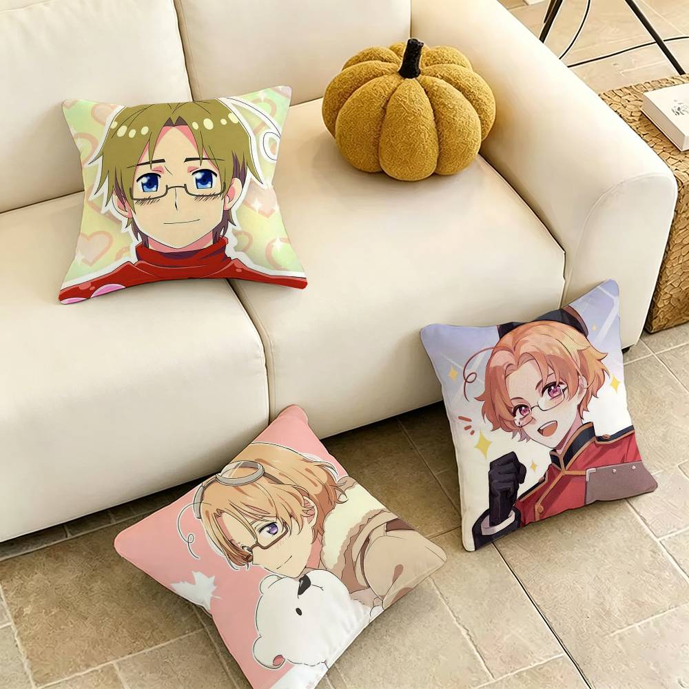 Home Textiles Canada - C-Canada H-Hetalia – taie d'oreiller carrée