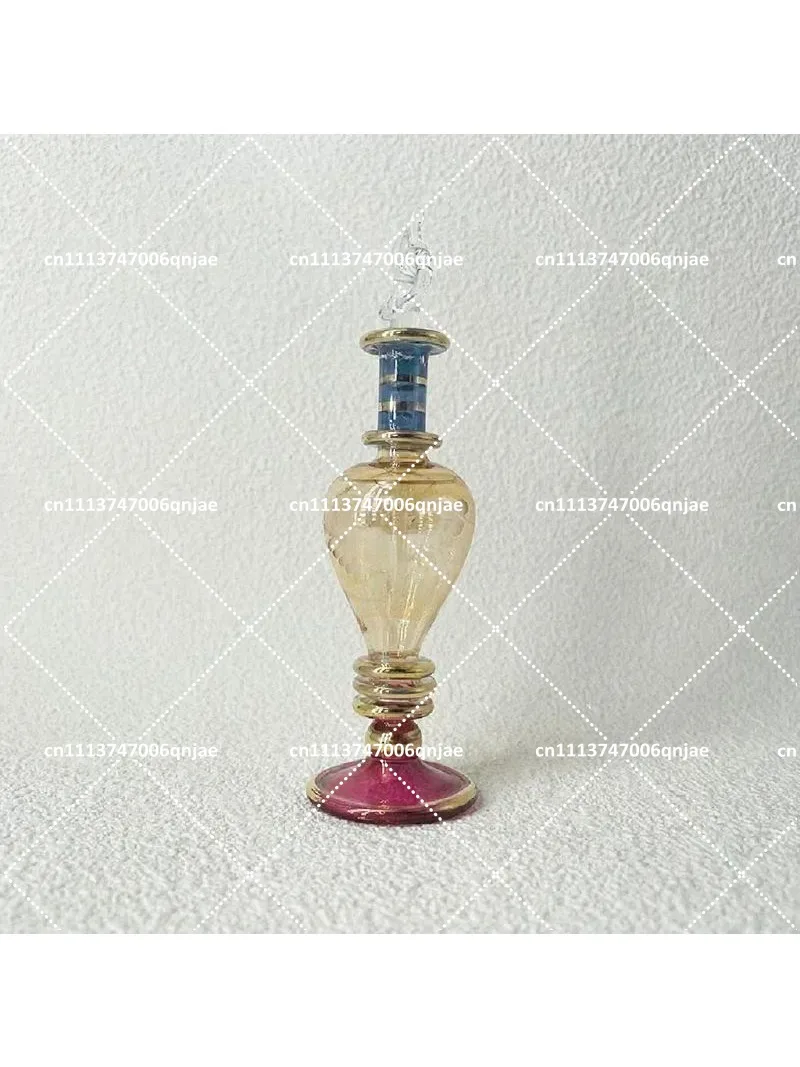 Home Textiles And Decor - Bouteille d'huile essentielle en verre multicolore