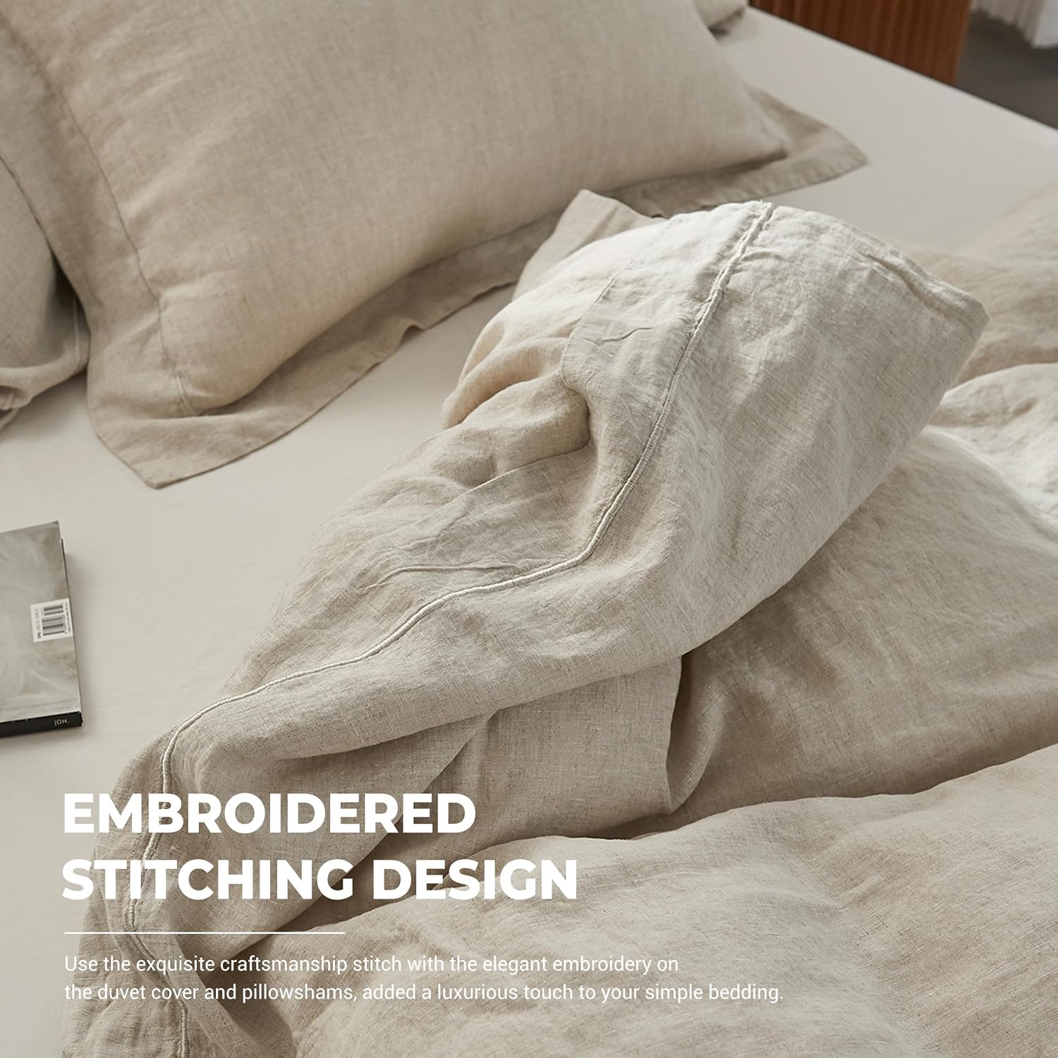 Parure de lit en lin pur lavé, - Linen Duvet Cover avis et prix