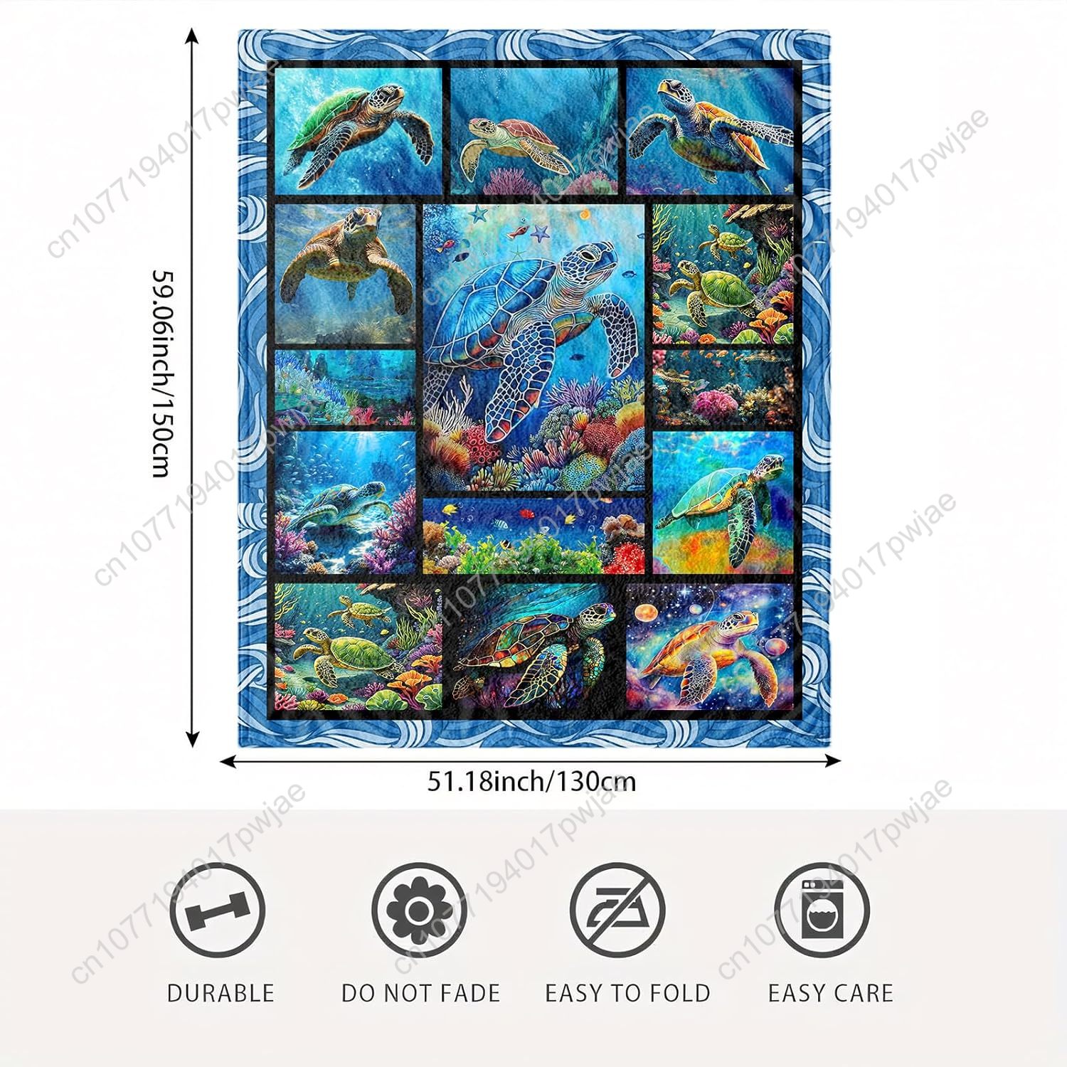 Couverture en flanelle de tort - Home Textiles And Decor avis et prix