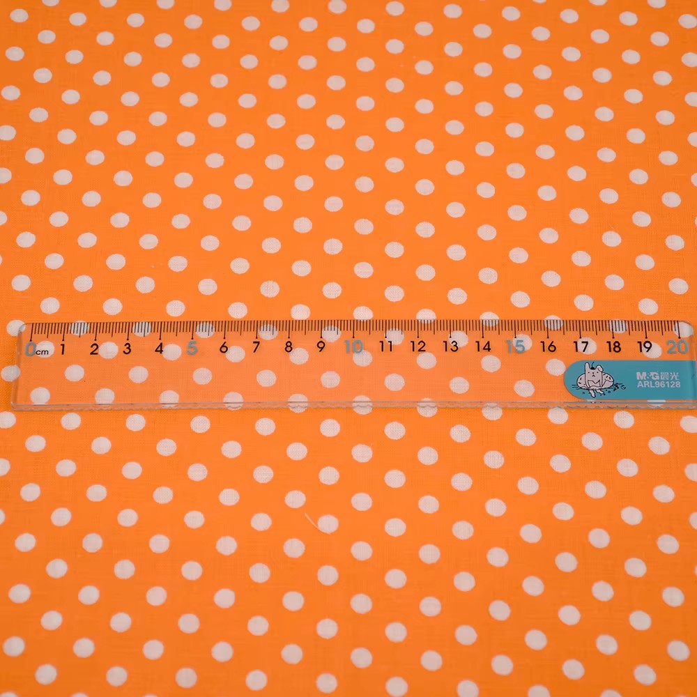 Tissu en coton imprimé à pois  - Home Textiles And Decor avis et prix