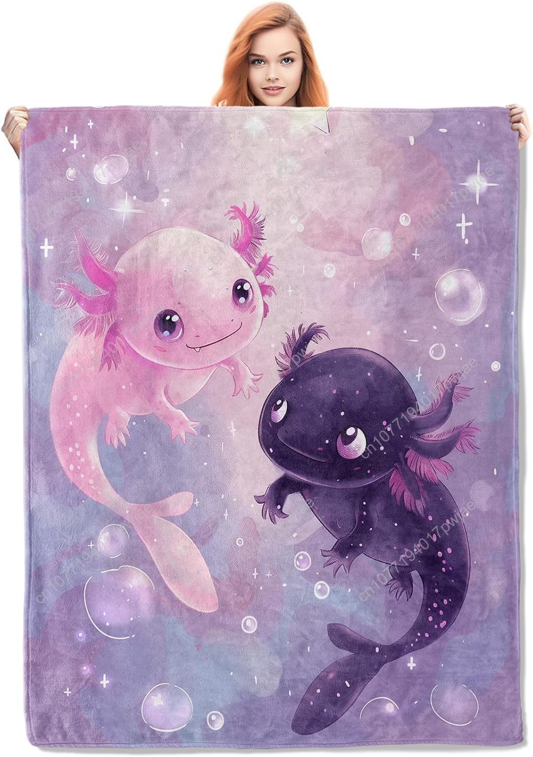 Couverture Axolotl mignonne co - Home Textiles & Furnishings avis et prix