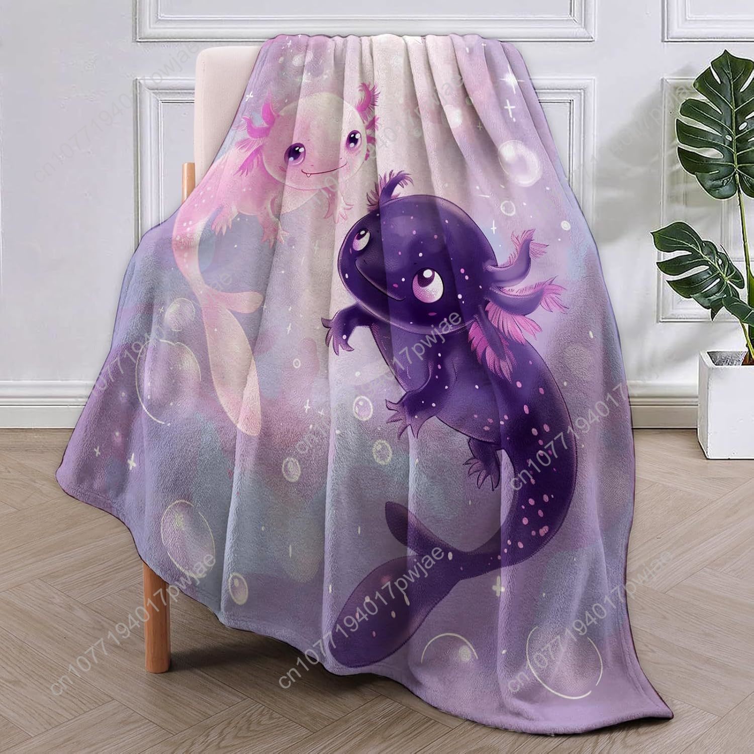 Couverture Axolotl mignonne co - Home Textiles & Furnishings avis et prix