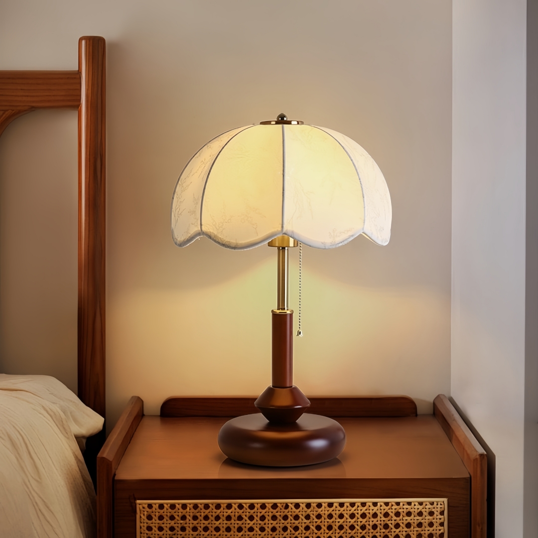 Lampe de table vintage à abat- - Home Textiles And Decor avis et prix