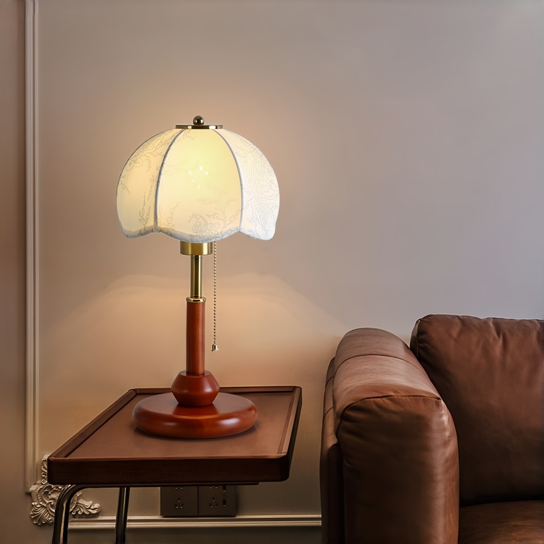 Lampe de table vintage à abat- - Home Textiles And Decor avis et prix