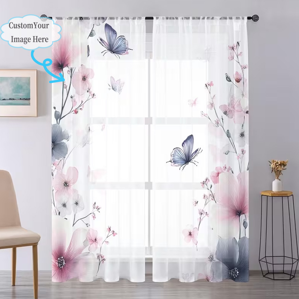 Rideaux transparents plats 2D  - Home Textiles And Decor avis et prix