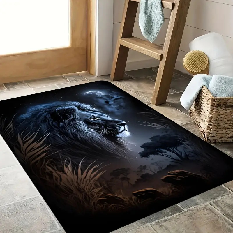 Tapis de sol Lion Nuit Étoilée - Home Textiles Designer avis et prix