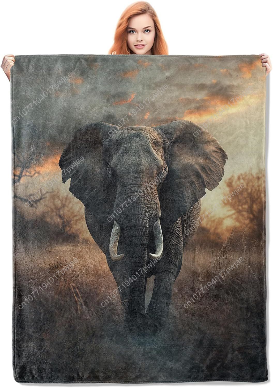 Couverture polaire d'éléphant, - Home Textiles & Furnishings avis et prix