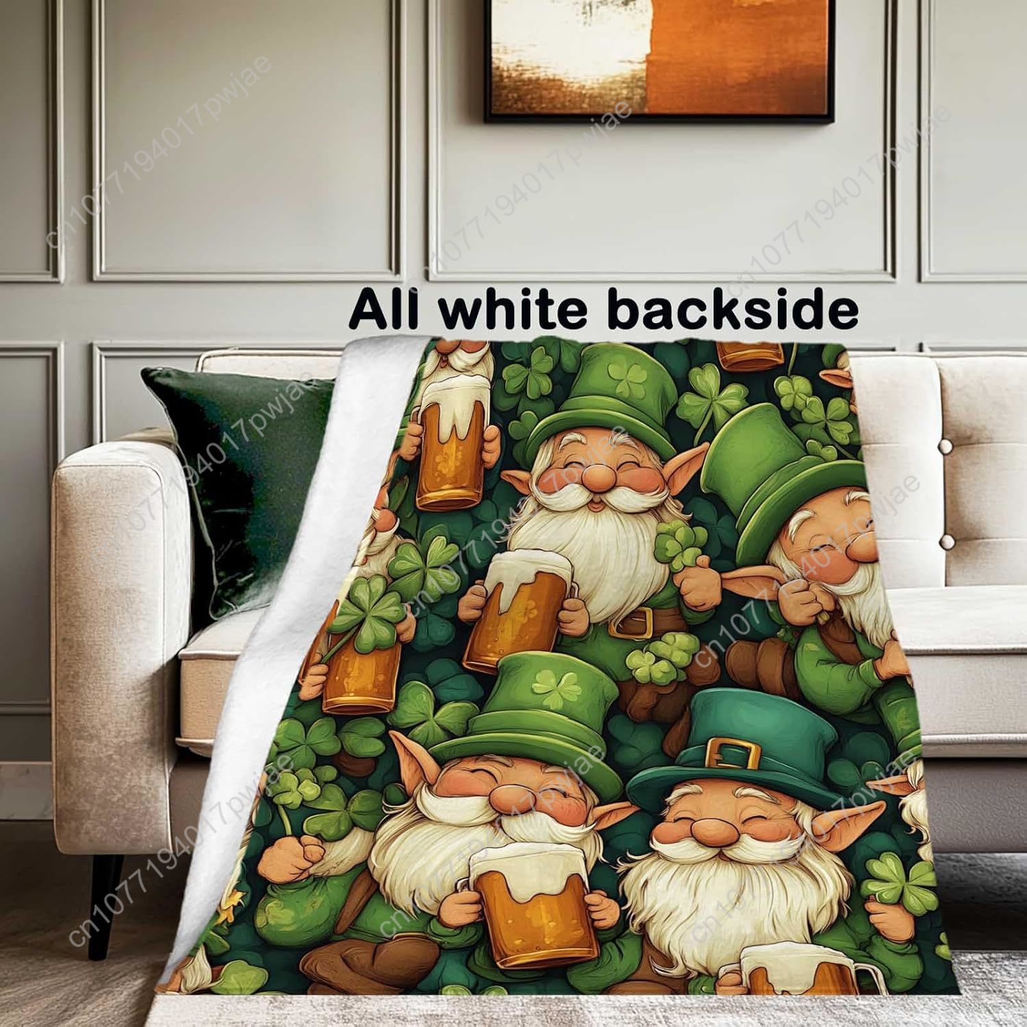 Couverture Gnome de la Saint-P - Home And Textiles Today avis et prix