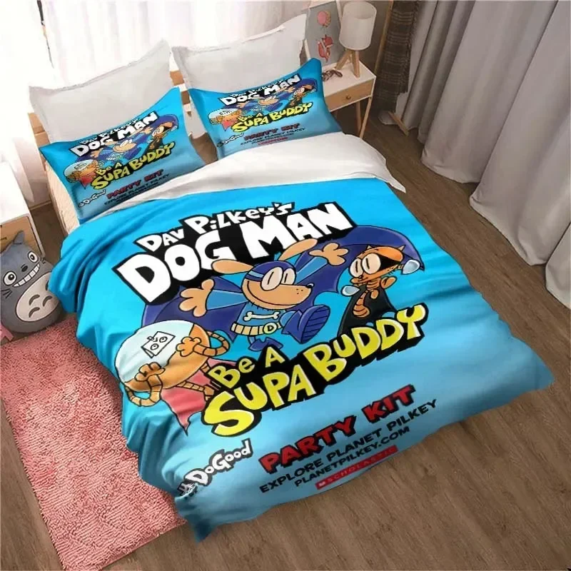Parure de lit DOG MAN avec mot - Linen Duvet Cover avis et prix