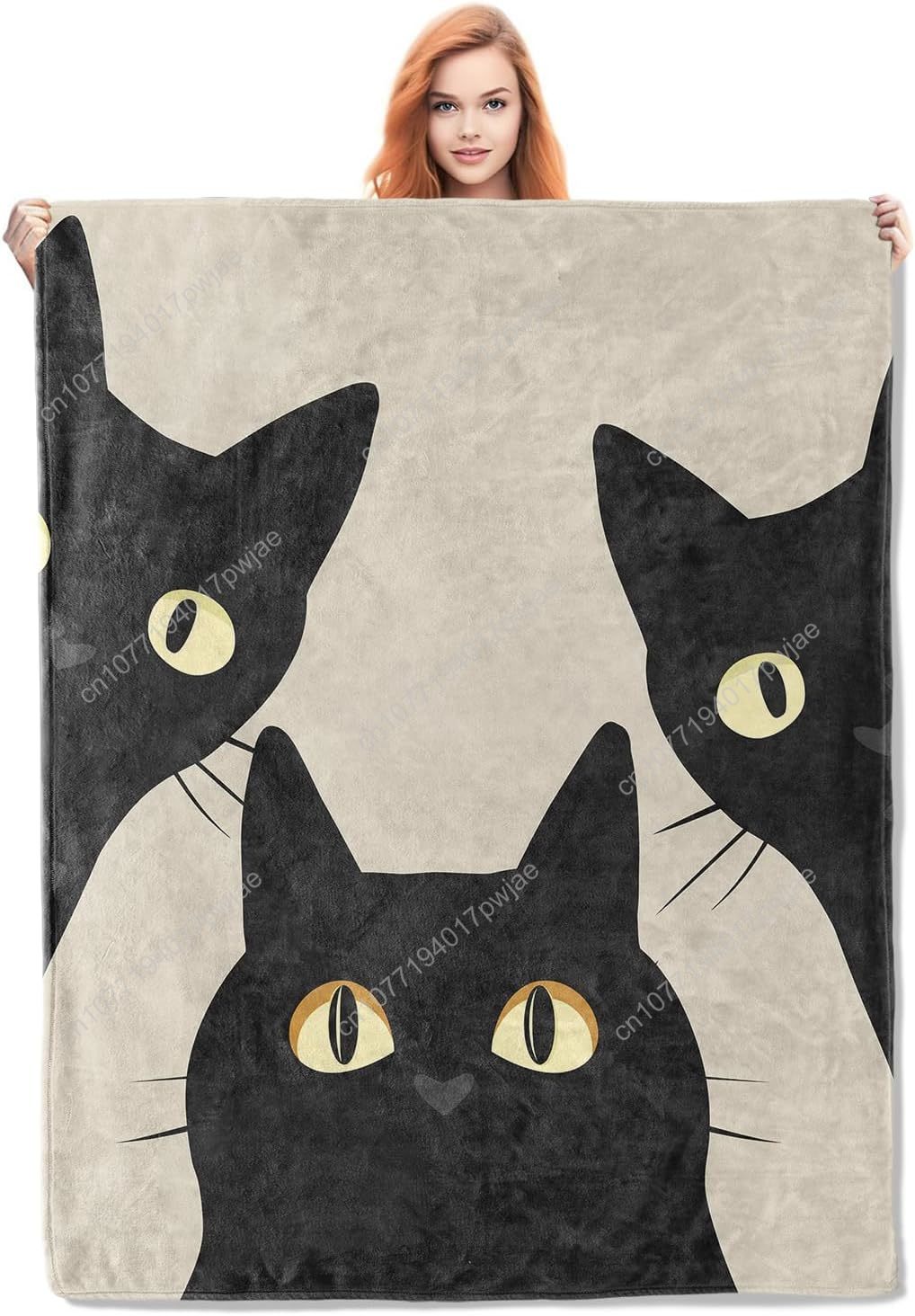 Couverture de chat drôle, cade - Home Textiles & Furnishings avis et prix
