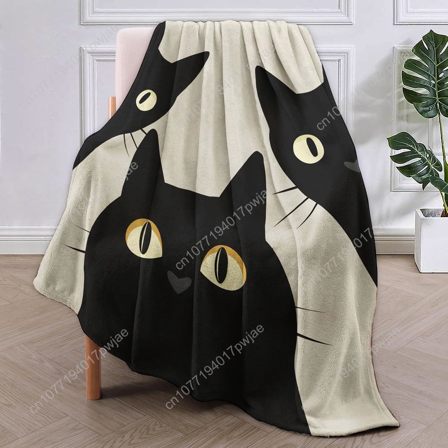 Couverture de chat drôle, cade - Home Textiles & Furnishings avis et prix