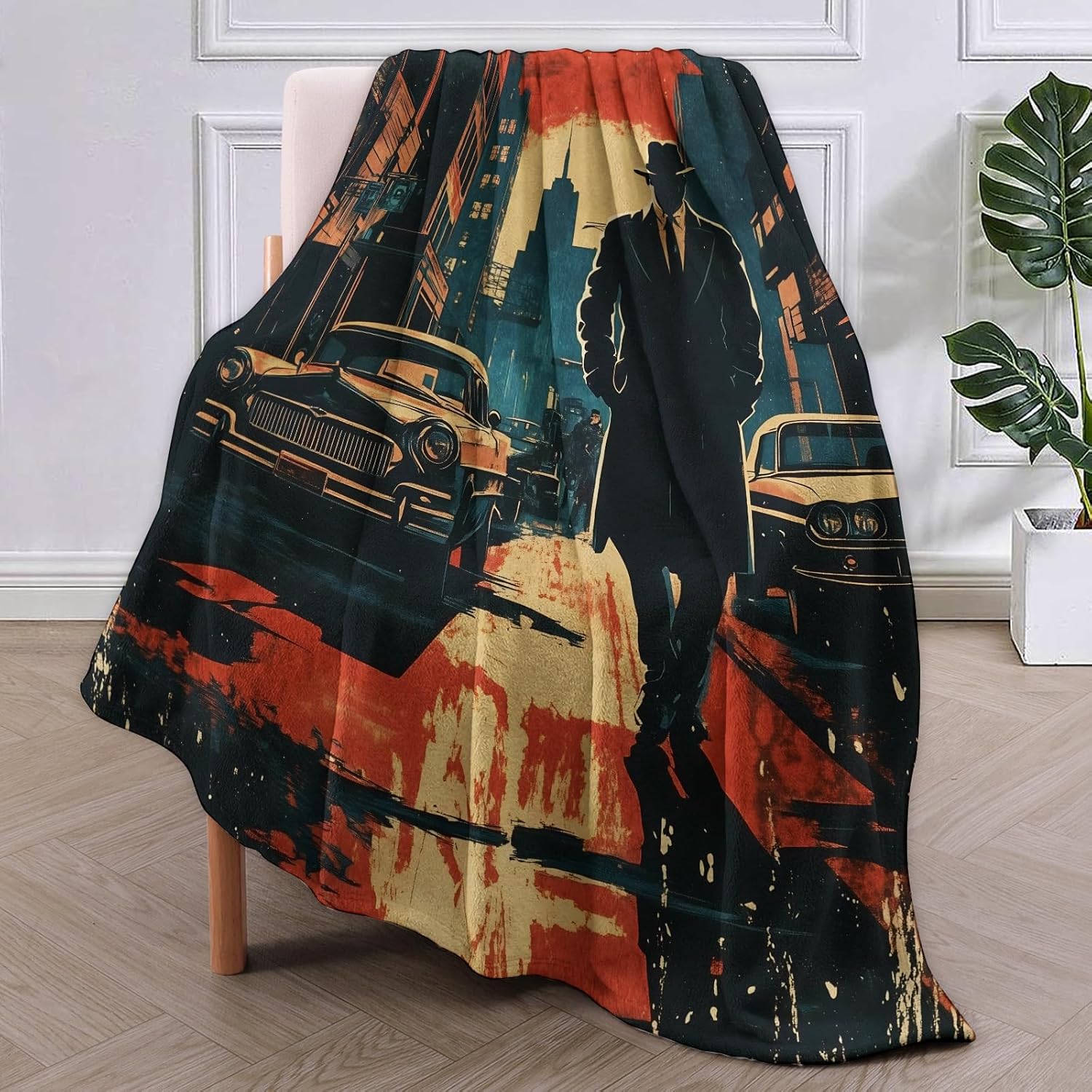 Couverture de détective Noir,  - Home Textiles & Furnishings avis et prix