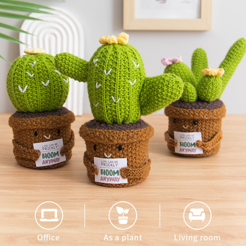 Cactus et tournesol en crochet - Home And Textiles Today avis et prix